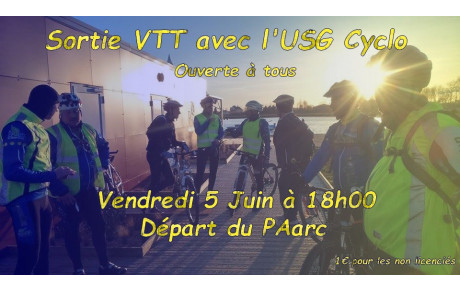 Sortie VTT du Vendredi Soir