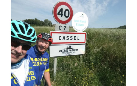 Jacques et Benoît s'entrainent pour le Mont Ventoux